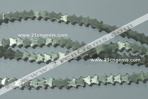 CCT921 15 inches 6*8mm butterfly cats eye beads wholesale
