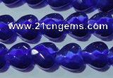 CCT974 15 inches 12*12mm faceted heart cats eye beads wholesale