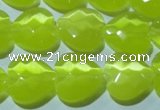 CCT985 15 inches 16*16mm faceted heart cats eye beads wholesale