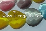 CCT992 15 inches 18*18mm faceted heart cats eye beads wholesale