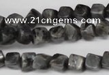 CCU100 15.5 inches 6*6mm cube black labradorite beads wholesale