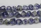 CCU109 15.5 inches 6*6mm cube sodalite gemstone beads wholesale