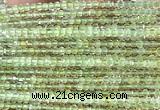CCU1608 15 inches 2.5mm faceted cube prehnite gemstone beads