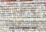 CCU1628 15 inches 2.5mm faceted cube white moonstone beads
