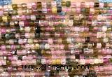 CCU1643 15 inches 2.5mm faceted cube tourmaline gemstone beads