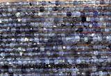 CCU1667 15 inches 2.5mm faceted cube iolite gemstone beads