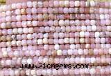 CCU1671 15 inches 2.5mm faceted cube natural pink opal beads