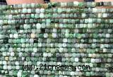 CCU1683 15 inches 2.5mm faceted cube emerald beads wholesale
