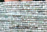 CCU1689 15 inches 2.5mm faceted cube amazonite beads wholesale
