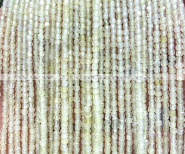 CCU1692 15 inches 2.5mm faceted cube New jade beads wholesale