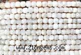 CCU1826 15 inches 4mm faceted cube white moonstone beads