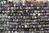 CCU1863 15 inches 4mm faceted cube iolite gemstone beads