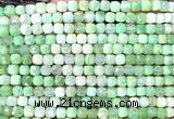 CCU1878 15 inches 4mm faceted cube Australia chrysoprase beads