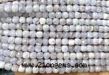 CCU1885 15 inches 4mm faceted cube blue lace agate beads