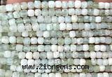 CCU1892 15 inches 4mm faceted cube New jade beads wholesale