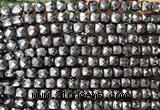 CCU1919 15 inches 4mm faceted cube terahertz beads wholesale