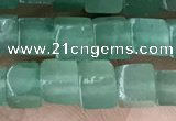 CCU452 15.5 inches 4*4mm cube green aventurine beads wholesale