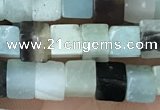 CCU460 15.5 inches 4*4mm cube amazonite beads wholesale