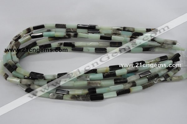 CCU518 15.5 inches 4*13mm cuboid amazonite gemstone beads wholesale