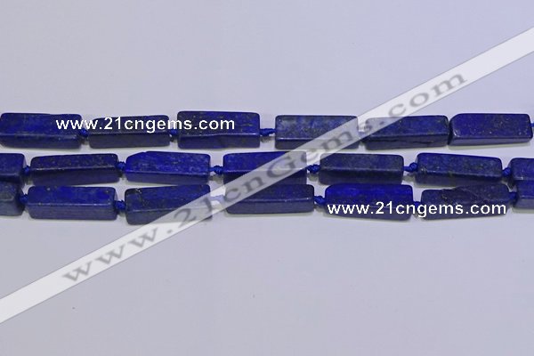 CCU620 15.5 inches 8*20mm - 10*30mm cuboid lapis lazuli beads