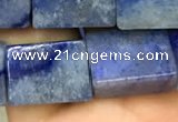 CCU650 15.5 inches 10*14mm - 11*15mm cuboid blue aventurine beads