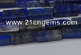 CCU721 15.5 inches 4*13mm cuboid lapis lazuli beads wholesale