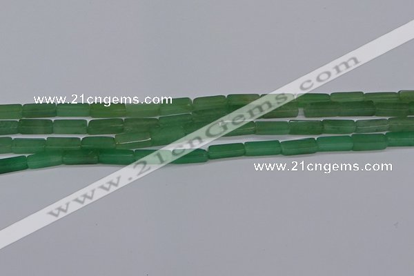 CCU733 15.5 inches 4*13mm cuboid green aventurine beads wholesale