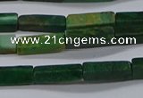 CCU735 15.5 inches 4*13mm cuboid African jade beads wholesale