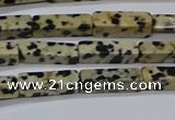 CCU739 15.5 inches 4*13mm cuboid dalmatian jasper beads wholesale