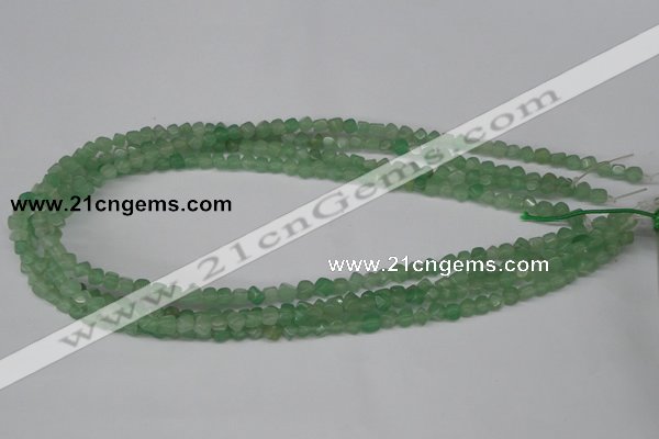 CCU91 15.5 inches 4*4mm cube green aventurine beads wholesale