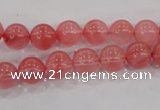 CCY102 15.5 inches 8mm round cherry quartz beads wholesale