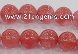 CCY105 15.5 inches 14mm round cherry quartz beads wholesale