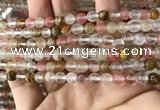 CCY631 15.5 inches 6mm round volcano cherry quartz beads wholesale
