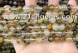 CCY646 15.5 inches 6mm round volcano cherry quartz beads