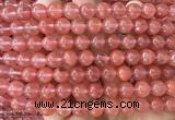 CCY682 15 inches 8mm round cherry quartz beads wholesale
