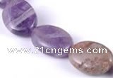 CDA01 13*18mm oval dogtooth amethyst quartz beads Wholesale