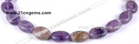 CDA01 13*18mm oval dogtooth amethyst quartz beads Wholesale