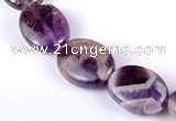 CDA02 15*20mm oval dogtooth amethyst quartz beads Wholesale