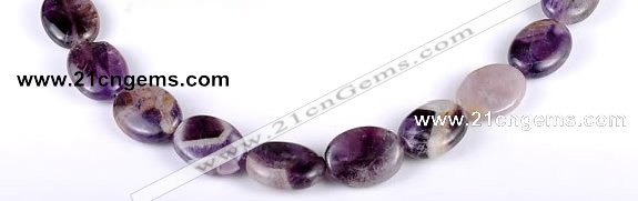 CDA02 15*20mm oval dogtooth amethyst quartz beads Wholesale