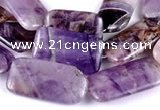 CDA04 Rectangle dogtooth amethyst quartz beads Wholesale