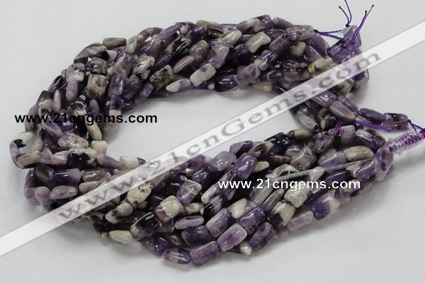 CDA05 15.5 inches 8*12mm rectangle dogtooth amethyst quartz beads