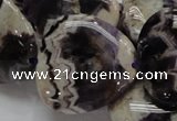 CDA15 15.5 inches 30*30mm triangle dogtooth amethyst quartz beads