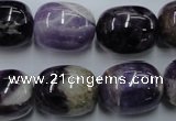 CDA200 15.5 inches 16*20mm nuggets dogtooth amethyst beads