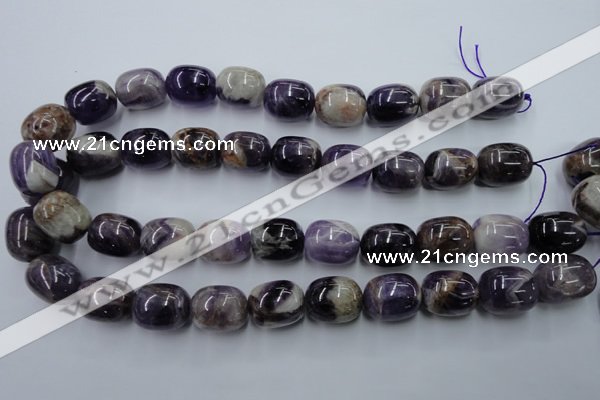 CDA200 15.5 inches 16*20mm nuggets dogtooth amethyst beads