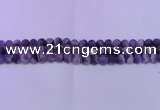 CDA352 15.5 inches 8mm round matte dogtooth amethyst beads