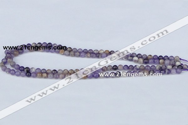 CDA51 15.5 inches 6mm round dogtooth amethyst beads wholesale