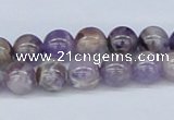 CDA52 15.5 inches 8mm round dogtooth amethyst beads wholesale