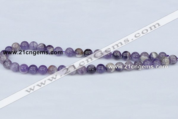 CDA53 15.5 inches 10mm round dogtooth amethyst beads wholesale