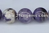 CDA56 15.5 inches 16mm round dogtooth amethyst beads wholesale