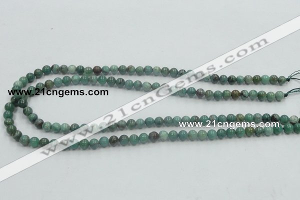 CDB01 15.5 inches 6mm round natural new dragon blood jasper beads